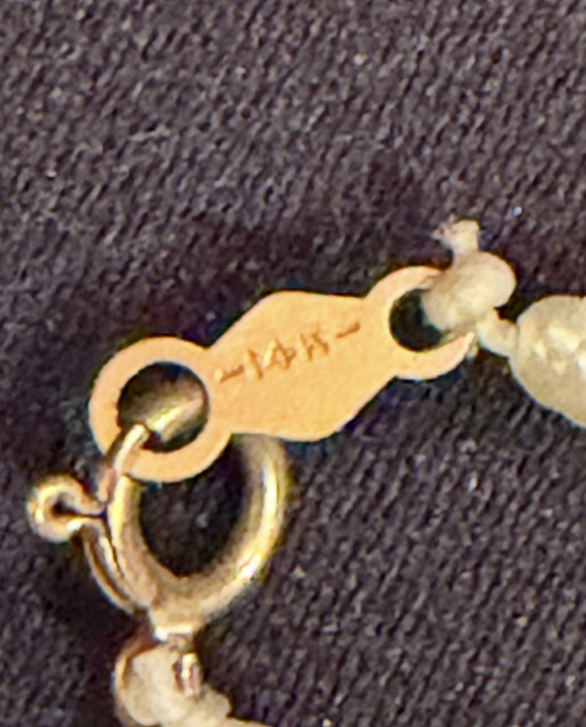 Collection of Faux Pearl Necklaces - One Stamped 14K Clasp - image 4 of 7