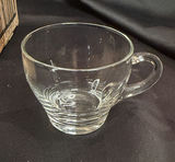 Set of Vintage Clear Glass Coffee/Tea Cups - Lot of 10 - thumbnail 2 of 3