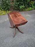 Wooden Drop-Leaf Pedestal Side Table - thumbnail 1 of 11