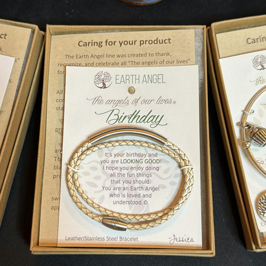 A Little Piece of Heaven - Lot of Earth Angel Bracelets and Angel Figurine - image 3 of 4
