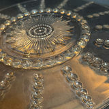 Two Vintage Clear Pressed Glass Serving Plates Appear to Be Federal Glass - thumbnail 11 of 12