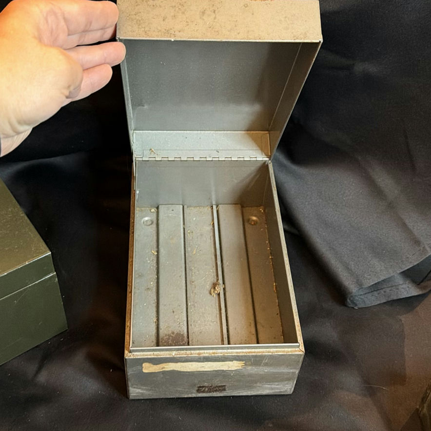 Three Vintage Metal Storage Boxes - image 9 of 20