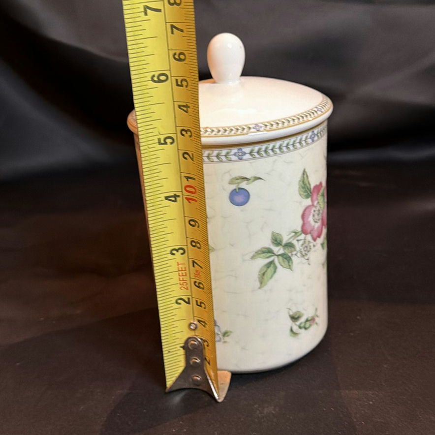 Wedgwood Fleur Fine China Lidded Canister - image 6 of 6