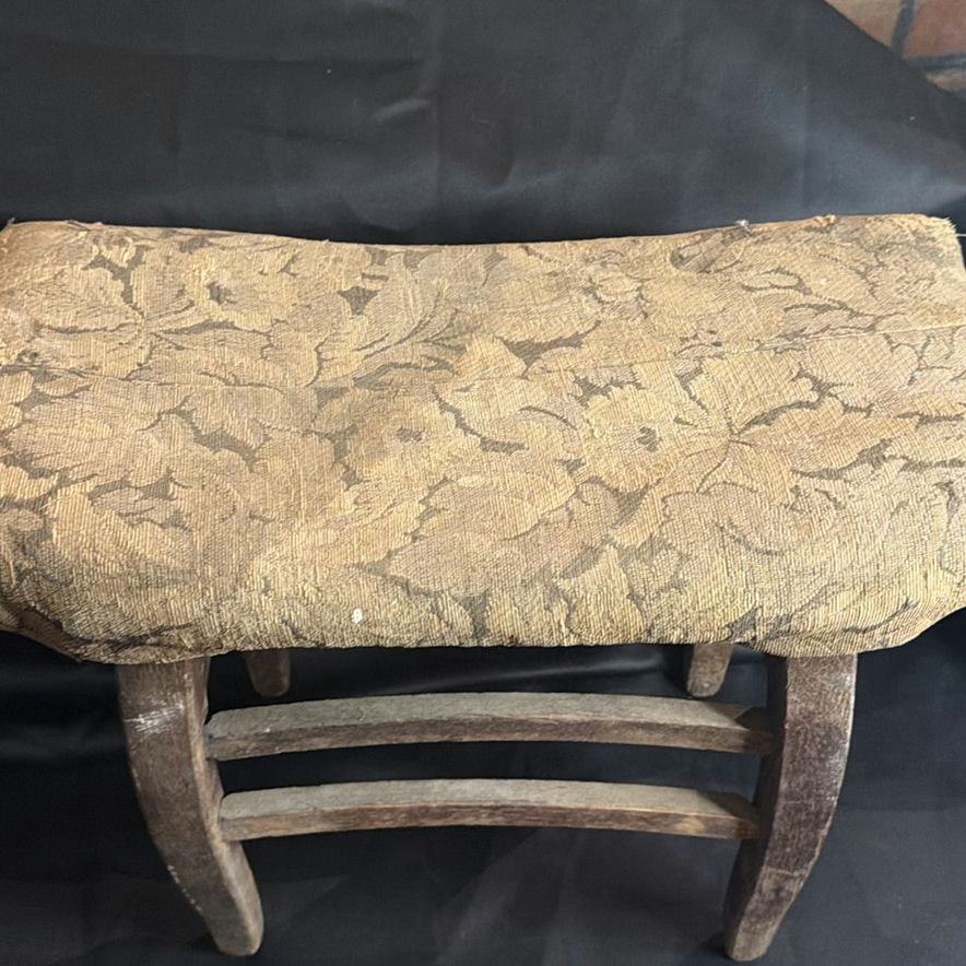 Antique Primitive Wooden Stool - image 3 of 7