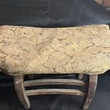 Antique Primitive Wooden Stool - thumbnail 3 of 7