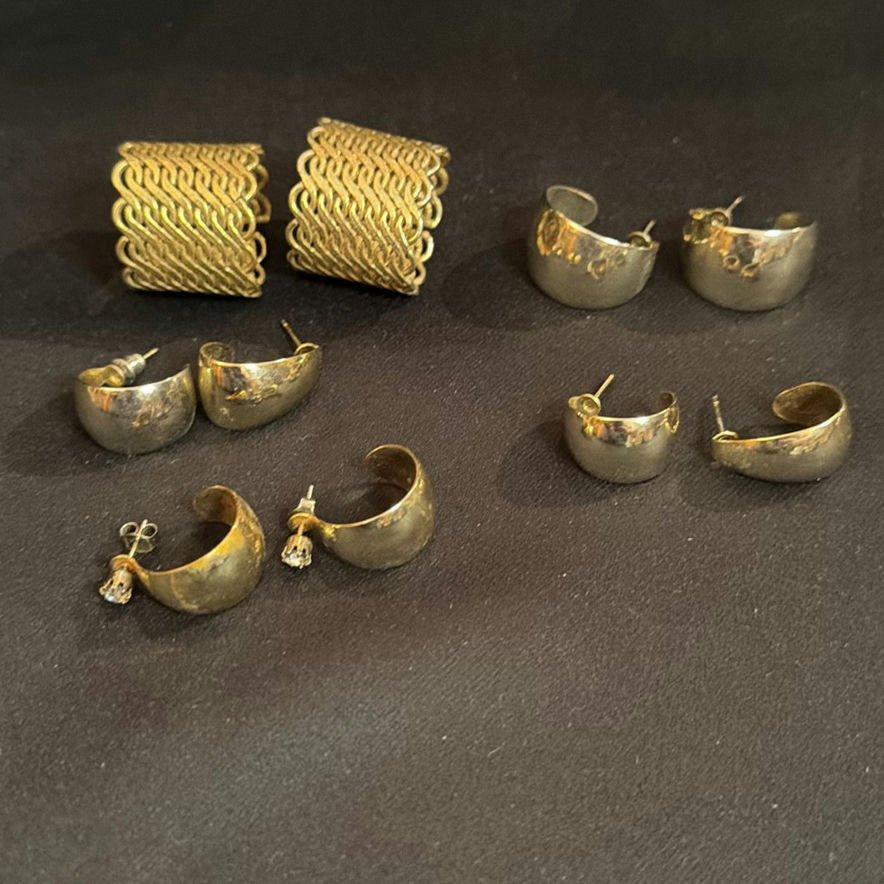 Assorted Gold-Tone Earrings - image 1 of 3