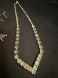 Vintage Rhinestone Necklace and Assorted Earrings - thumbnail 4 of 5