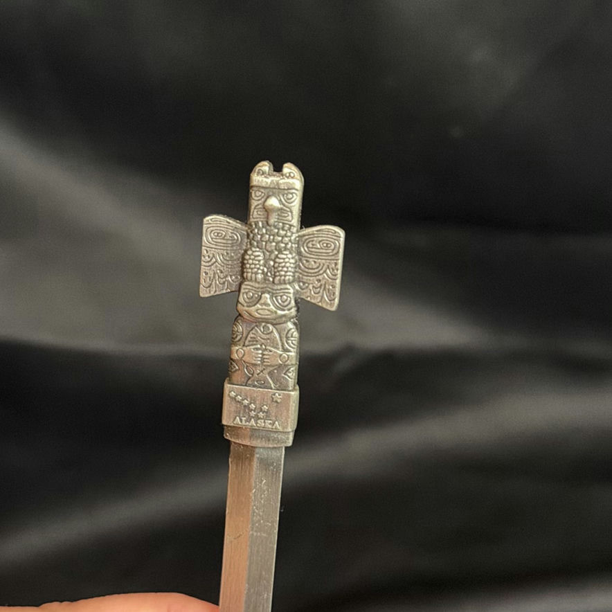 Brass Cat Figurine and Decorative Letter Opener - image 2 of 5