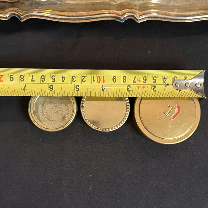 Metal Storage Tins and Decorative Serving Tray Marked Palak - image 4 of 18