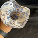 Handblown Art Glass Wall Pocket Vase - thumbnail 2 of 5