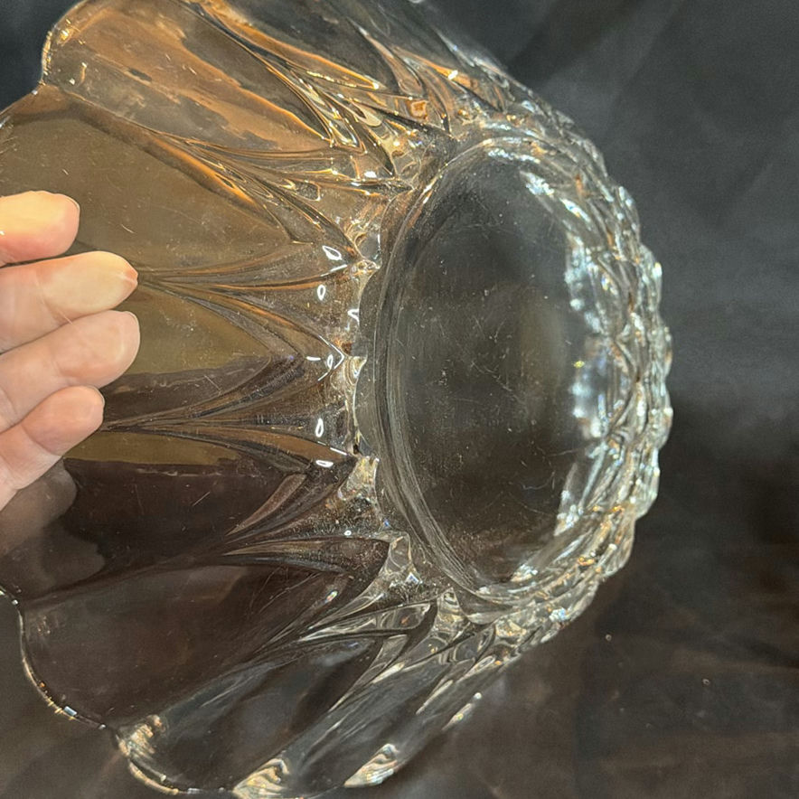 Vintage Clear Glass Decorative Bowls Including Anchor Hocking - image 3 of 9