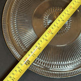 Vintage Clear Glass Cake Plate and Serving Tray Possibly Jeannette and Orrefors - thumbnail 9 of 10