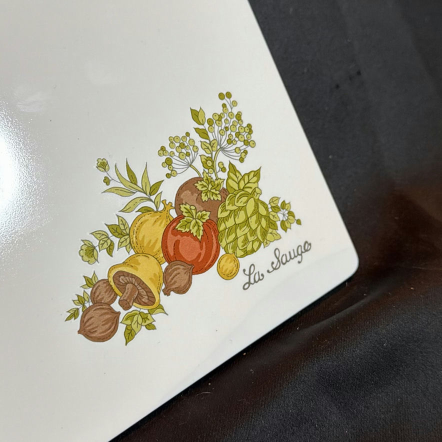 Vintage La Sauge Correlle Counter Saver Cutting Board - image 2 of 7