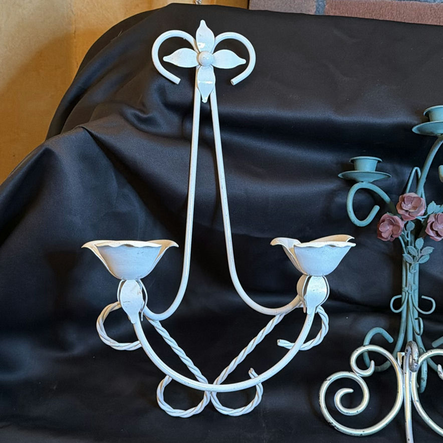 Assorted Decorative Metal Candle Holders and Wall Decor - image 4 of 8