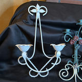 Assorted Decorative Metal Candle Holders and Wall Decor - thumbnail 4 of 8