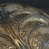 Vintage Clear Glass Cake Plate and Serving Tray Possibly Jeannette and Orrefors - thumbnail 4 of 10