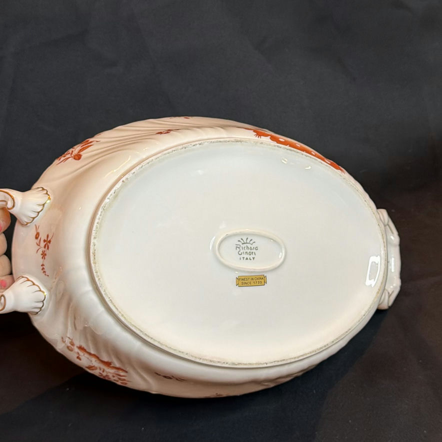 Richard Ginori Italian Porcelain Covered Ceramic Serving Tureen - image 10 of 11