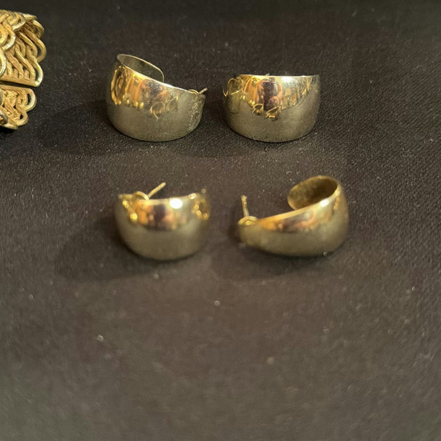 Assorted Gold-Tone Earrings - image 2 of 3