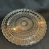 Two Vintage Clear Pressed Glass Serving Plates Appear to Be Federal Glass - thumbnail 2 of 12
