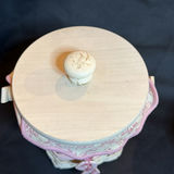 Vintage Dresser Items - Longaberger Basket, Nippon Porcelain Basket and Teleflora Dish - thumbnail 4 of 17