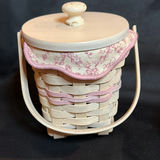 Vintage Dresser Items - Longaberger Basket, Nippon Porcelain Basket and Teleflora Dish - thumbnail 8 of 17