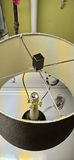 Table Lamp with Gray Fabric Shade - thumbnail 2 of 5