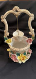 Capodimonte Ceramic Floral Basket Vase Italy - thumbnail 3 of 8