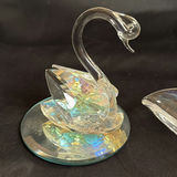 Two Glass Swan Figurines - thumbnail 2 of 5