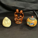 Lot of Decorative Pieces Including Trinket Box, Figurines - thumbnail 1 of 9