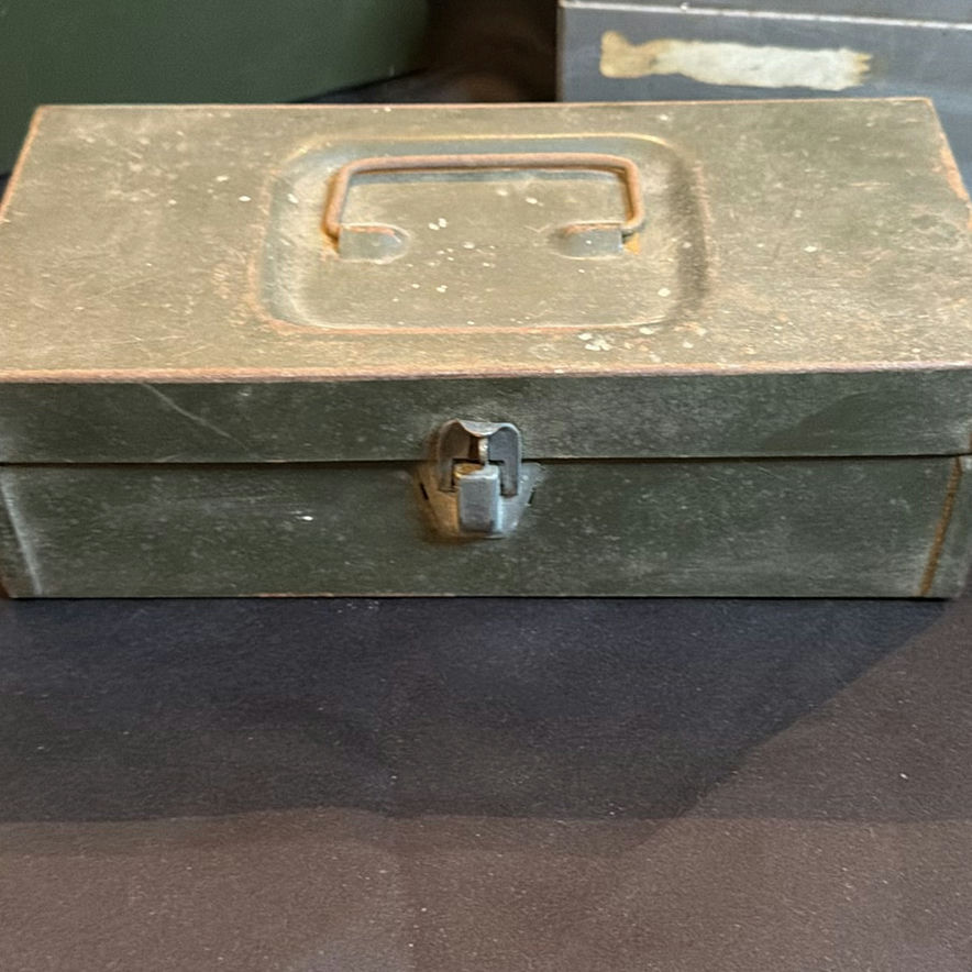 Three Vintage Metal Storage Boxes - image 2 of 20