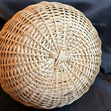 Vintage Woven Basket with Lid and Handle - thumbnail 5 of 9