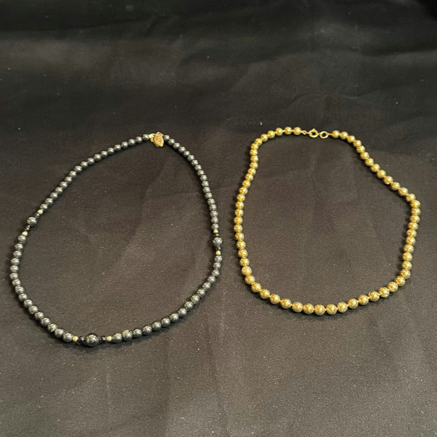 Two Beaded Necklaces - image 1 of 3