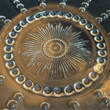 Two Vintage Clear Pressed Glass Serving Plates Appear to Be Federal Glass - thumbnail 9 of 12