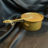 Vintage Metal Saucepan with Lid Appears to Be Copper - thumbnail 1 of 7