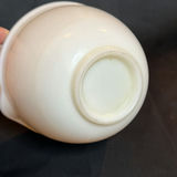 Vintage Milk Glass Mixing Bowl and Covered Federal Glass Bowl - thumbnail 3 of 9