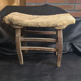 Antique Primitive Wooden Stool - thumbnail 1 of 7