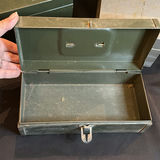Three Vintage Metal Storage Boxes - thumbnail 4 of 20