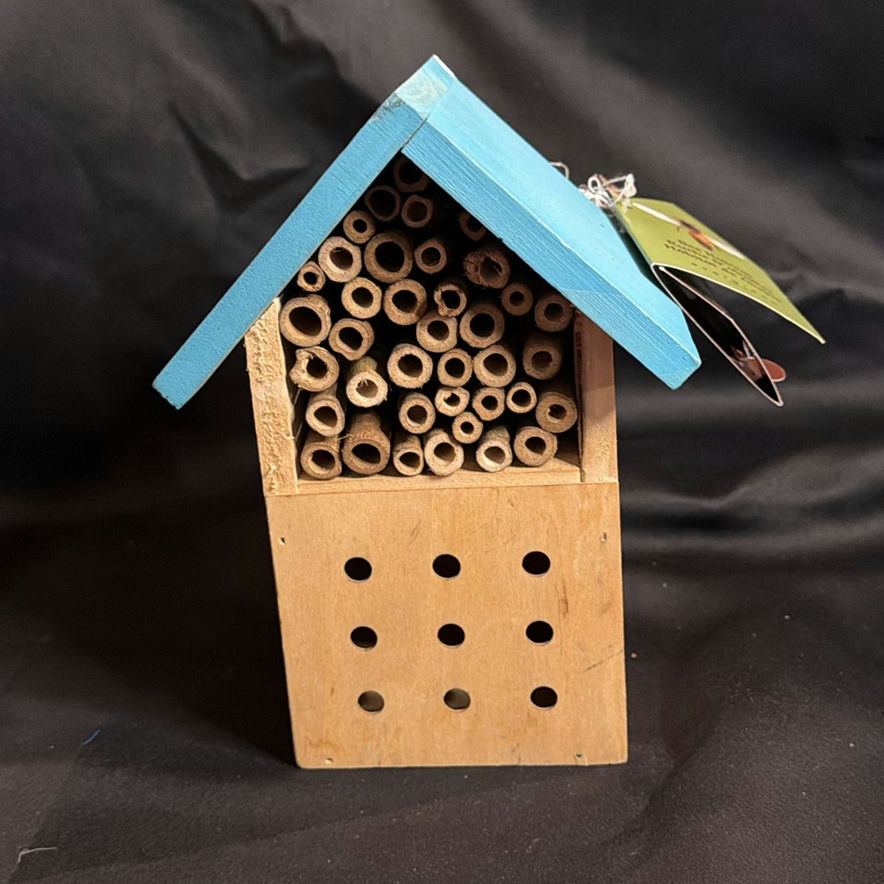 Ceramic Butterfly Container, Bee Habitat, and Decorative Blue Bird - image 7 of 12
