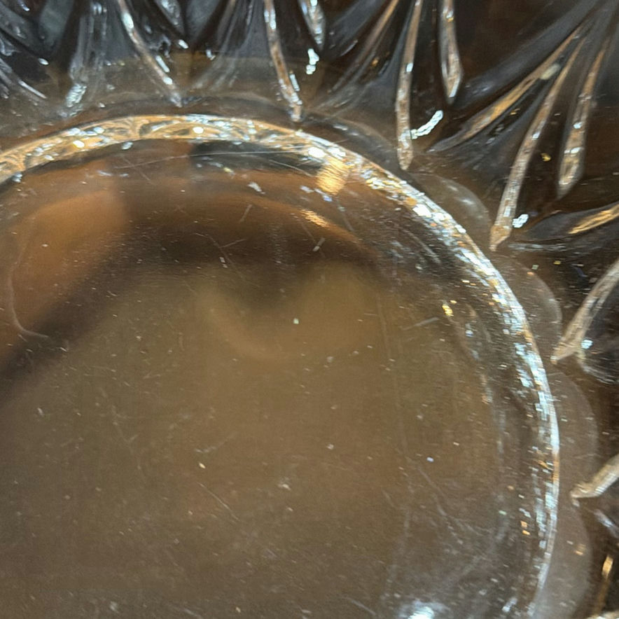 Vintage Clear Glass Decorative Bowls Including Anchor Hocking - image 4 of 9