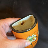 Vintage Wall Pockets (2) including Ibis & Orchid Design, Hand Painted Japan - thumbnail 6 of 8