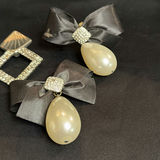 Three Pairs of Vintage Clip-On Fashion Earrings - thumbnail 2 of 4