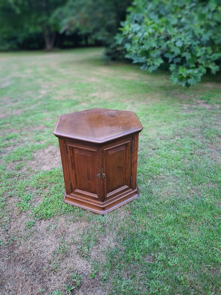 Hexagonal Wooden Storage Cabinet - image 1 of 5