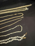 Collection of Faux Pearl Necklaces - One Stamped 14K Clasp - thumbnail 3 of 7