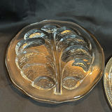 Vintage Clear Glass Cake Plate and Serving Tray Possibly Jeannette and Orrefors - thumbnail 2 of 10