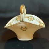 Vintage Dresser Items - Longaberger Basket, Nippon Porcelain Basket and Teleflora Dish - thumbnail 10 of 17