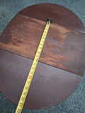 Wooden Drop-Leaf Pedestal Side Table - thumbnail 7 of 11