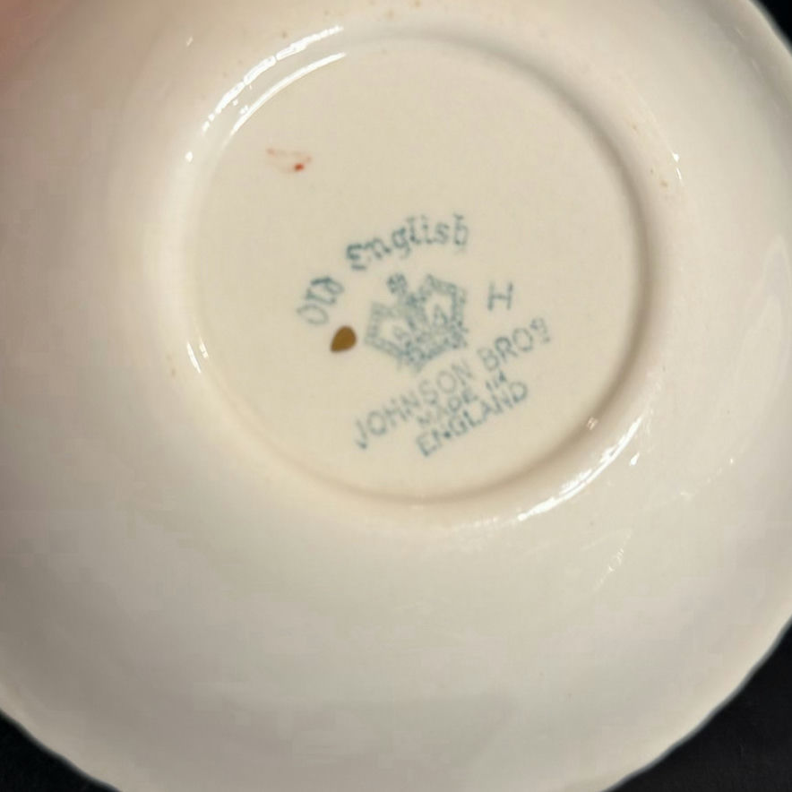 Johnson Bros England Blue Plaid Dinner Place Settings (4) - image 2 of 6