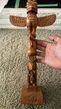Quentin Harris '98 Art On Board, Native Doll & Wooden Totem Carving - thumbnail 7 of 12
