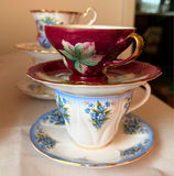 Assorted Vintage Teacups and Saucers Set - thumbnail 3 of 17