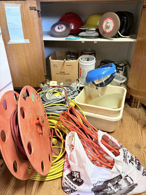 Extension Cords, Hardware, Safety Gear, and Grinding Wheels - Image 1 of 6